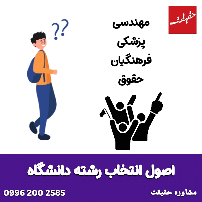 اصول انتخاب رشته کنکور